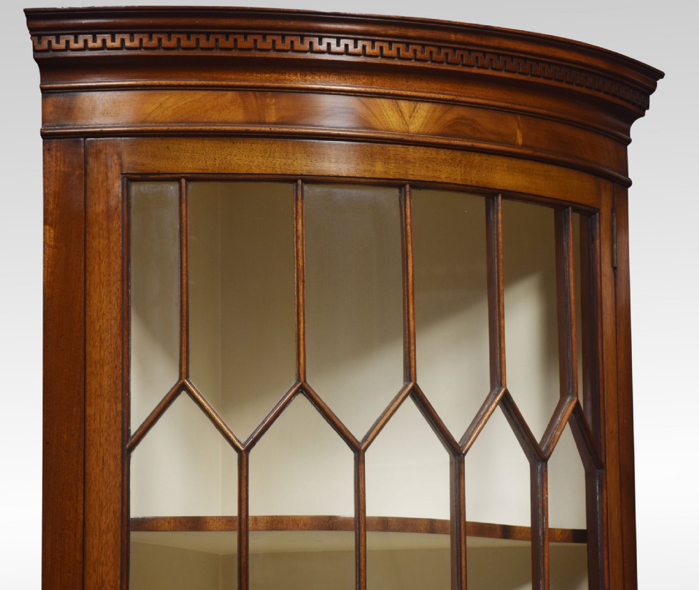 George III style mahogany corner cabinet View III