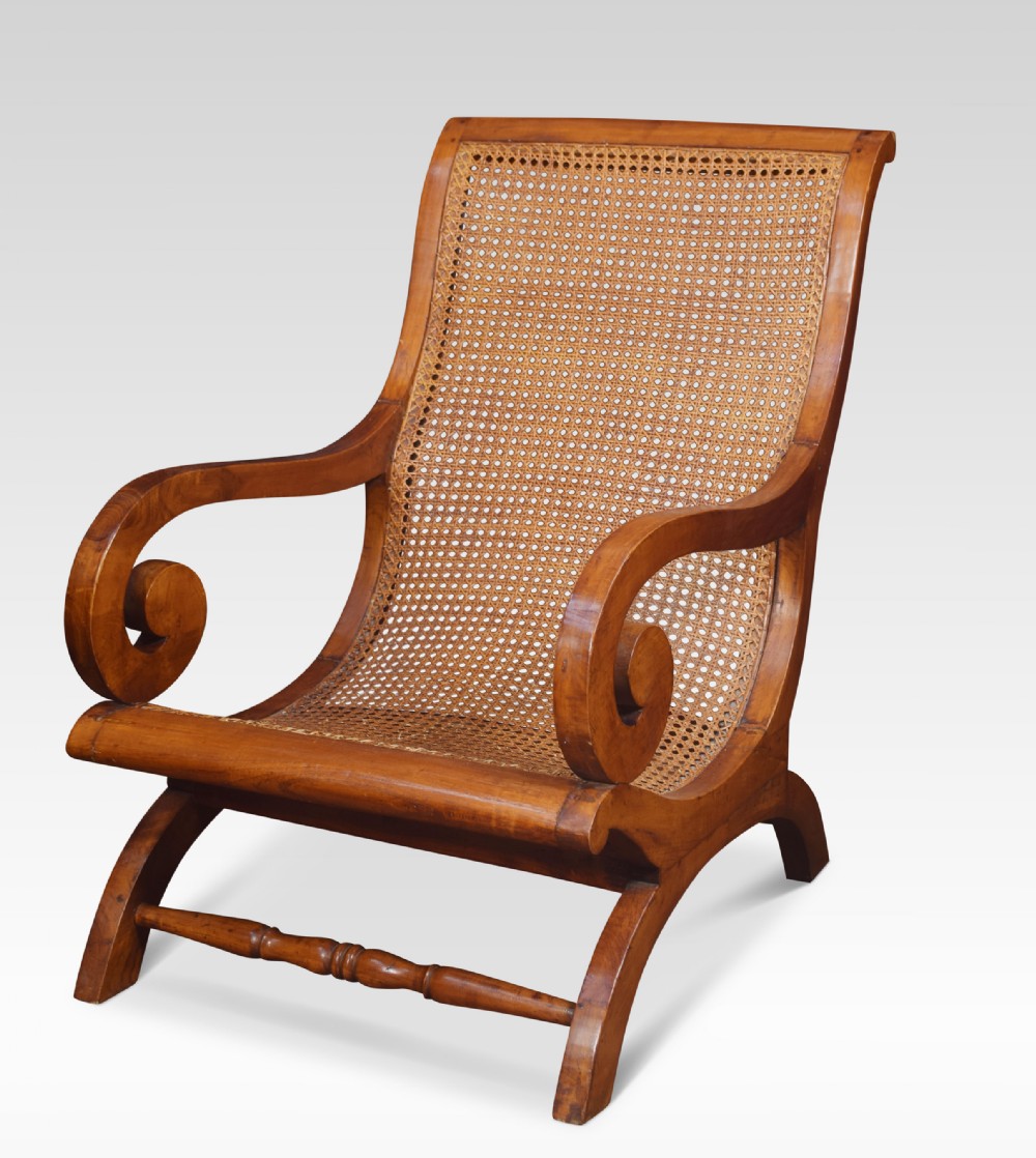 Mahogany Berger library chair
