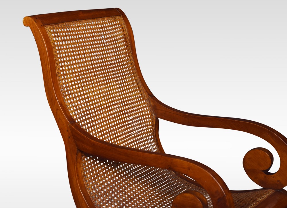 Mahogany Berger library chair View III