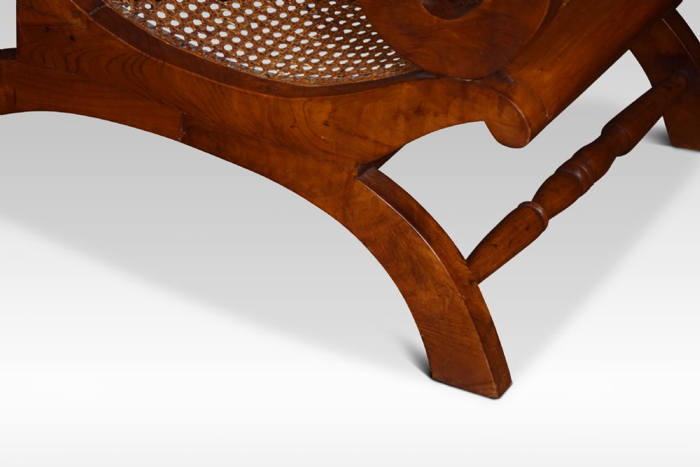 Mahogany Berger library chair View IV