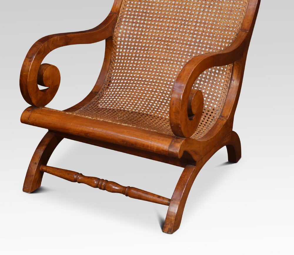 Mahogany Berger library chair View VI