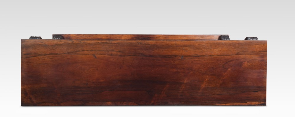 Figured rosewood open bookcase View IX