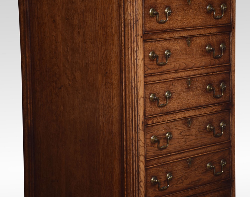 Solid Oak filing cabinet View III