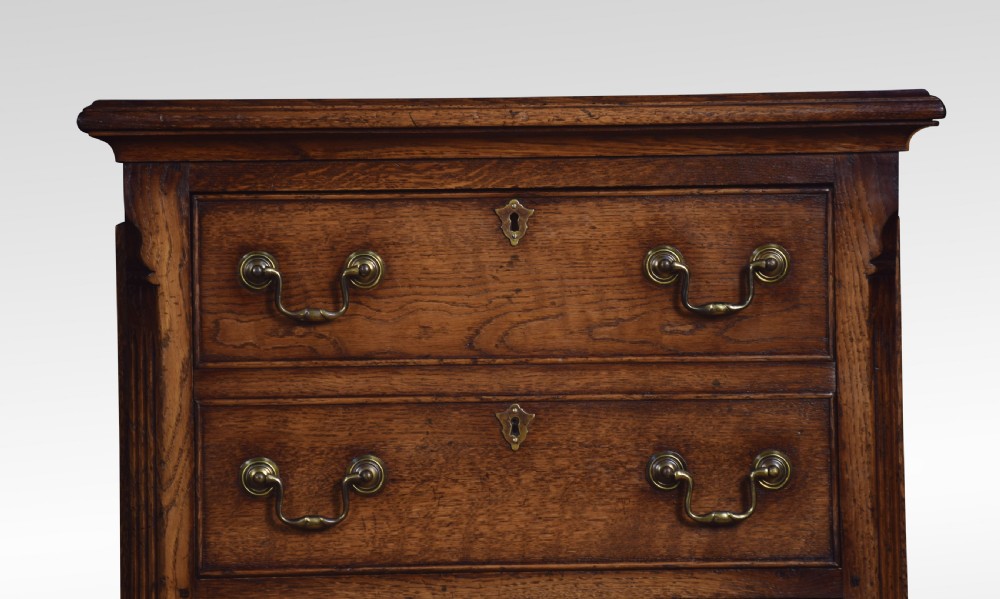 Solid Oak filing cabinet View V