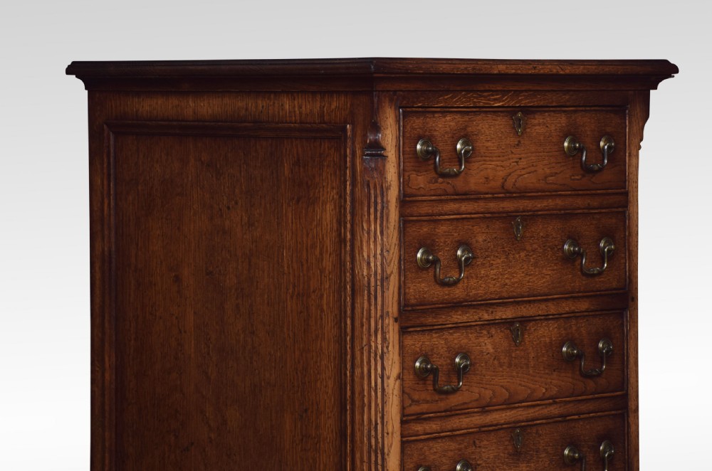 Solid Oak filing cabinet View VI