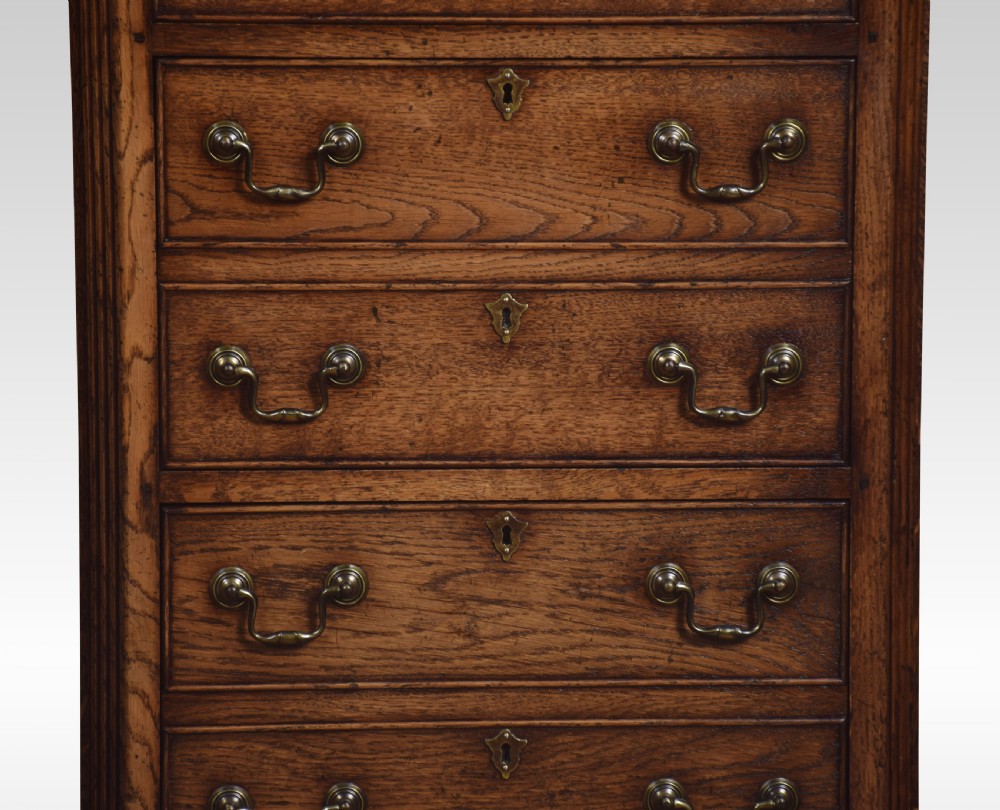 Solid Oak filing cabinet View VII