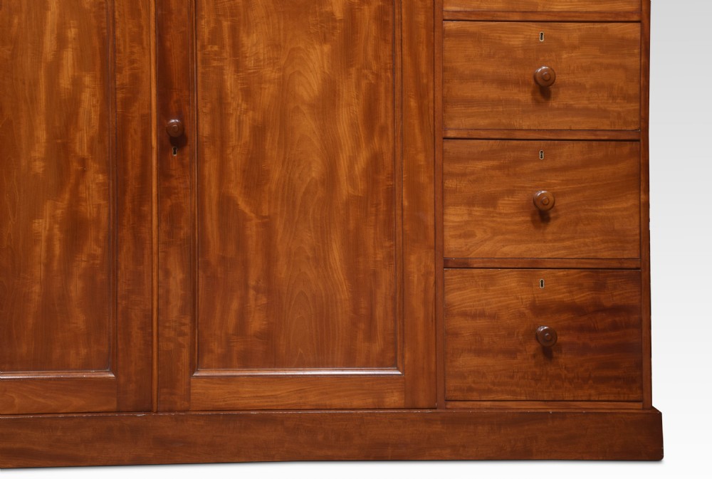 Mahogany low linen press by Holland and Sons View II