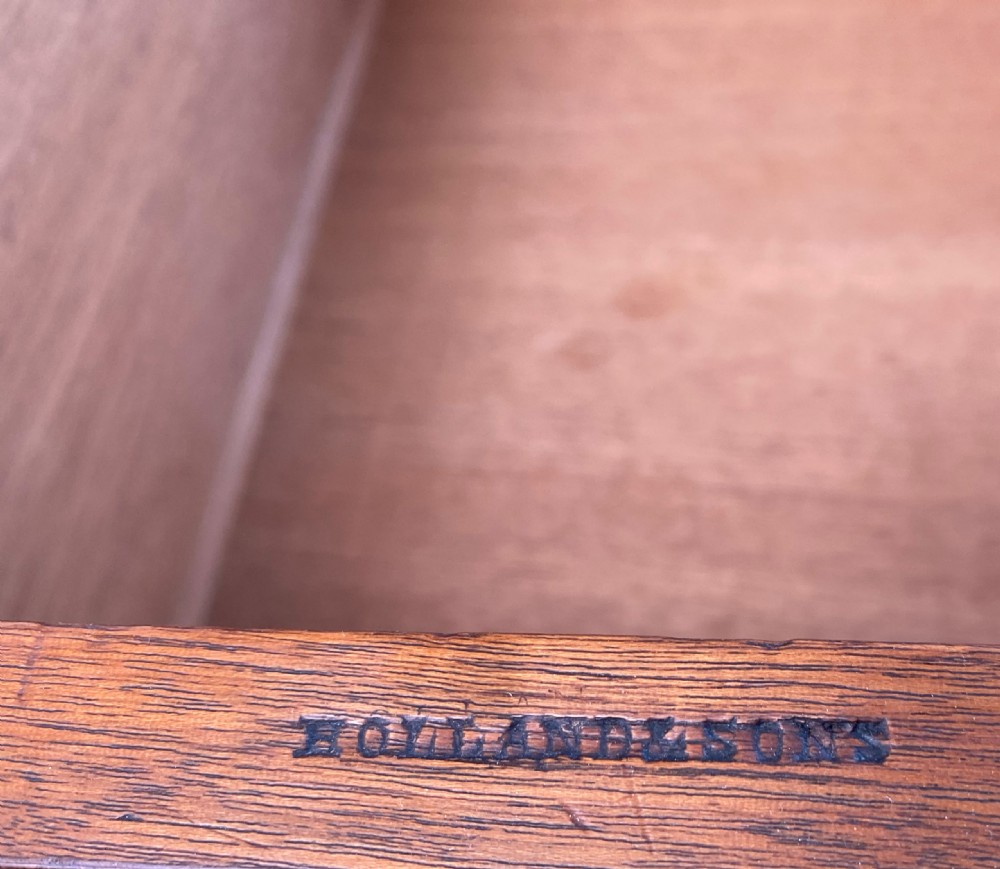 Mahogany low linen press by Holland and Sons View VIII