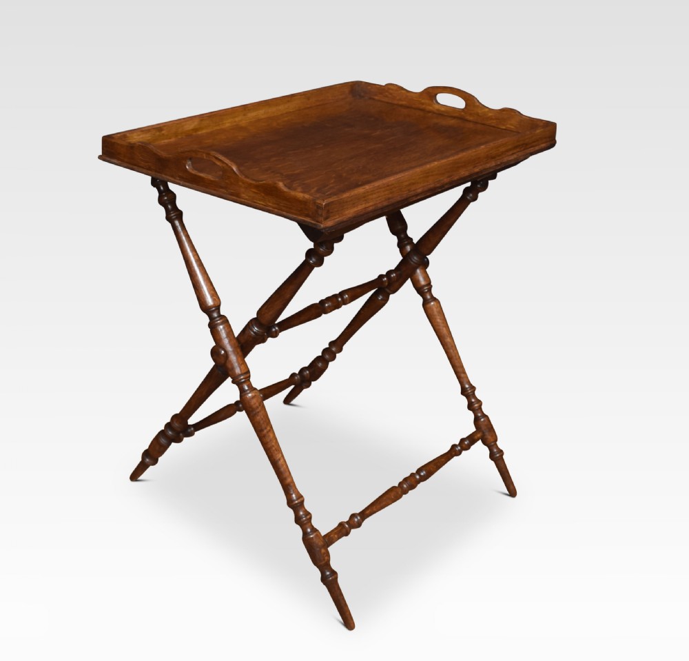 Oak butlers tray