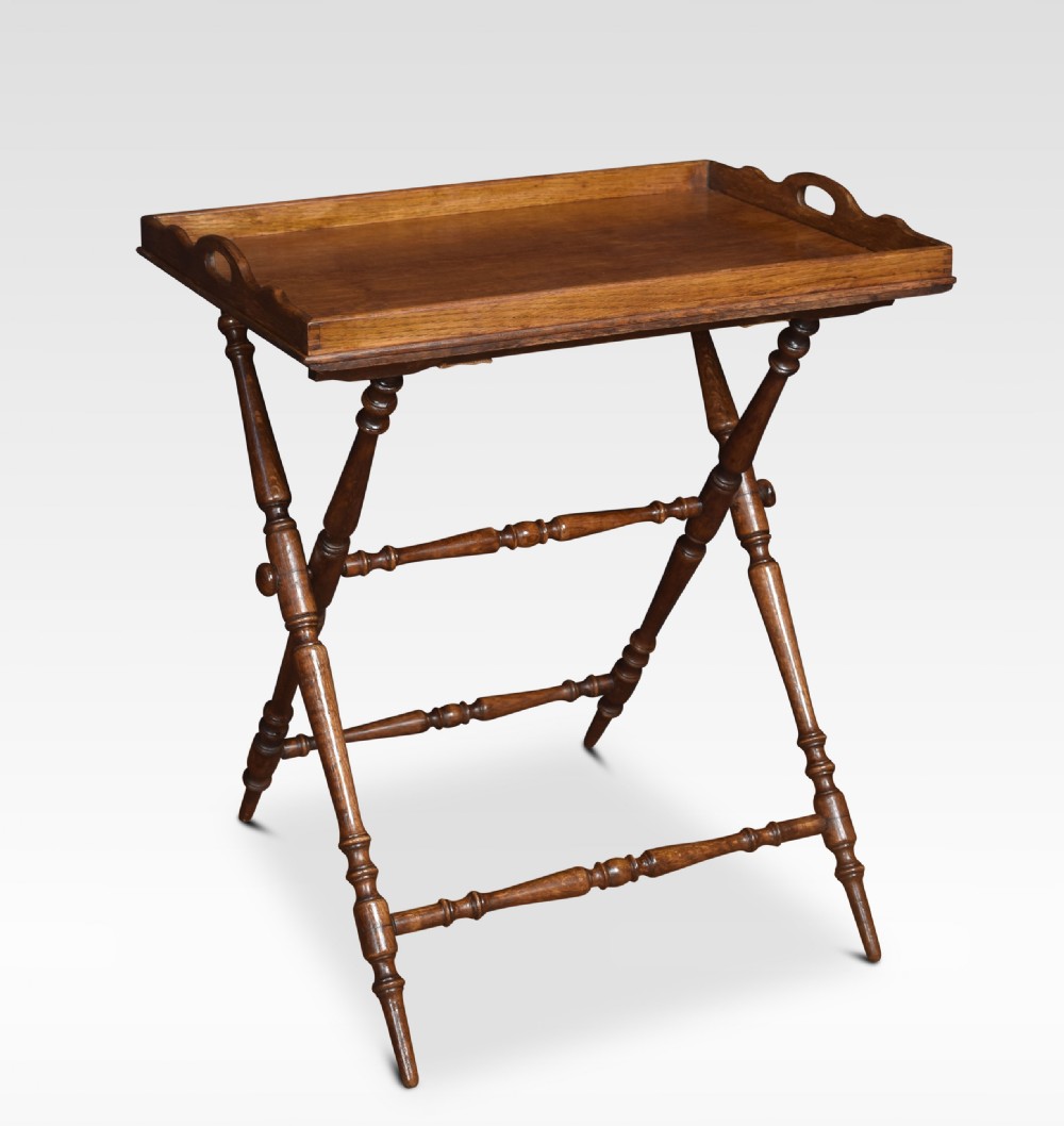 Oak butlers tray View IV