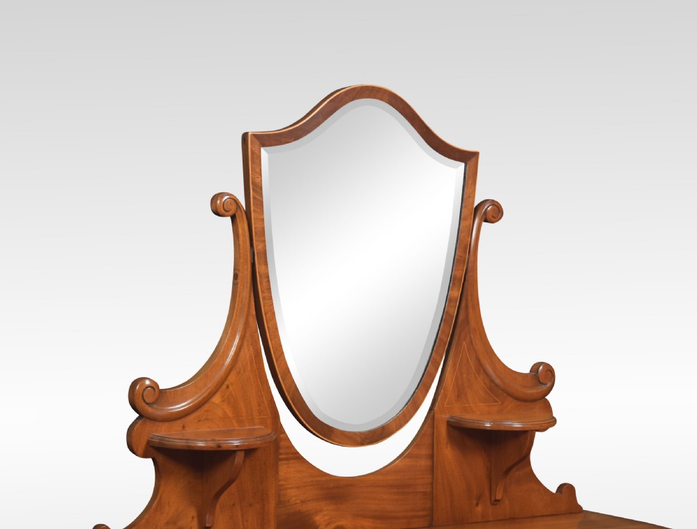 Mahogany inlaid dressing table View V
