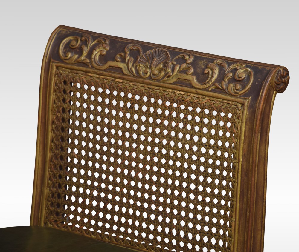 Gilt wood dressing stool View III