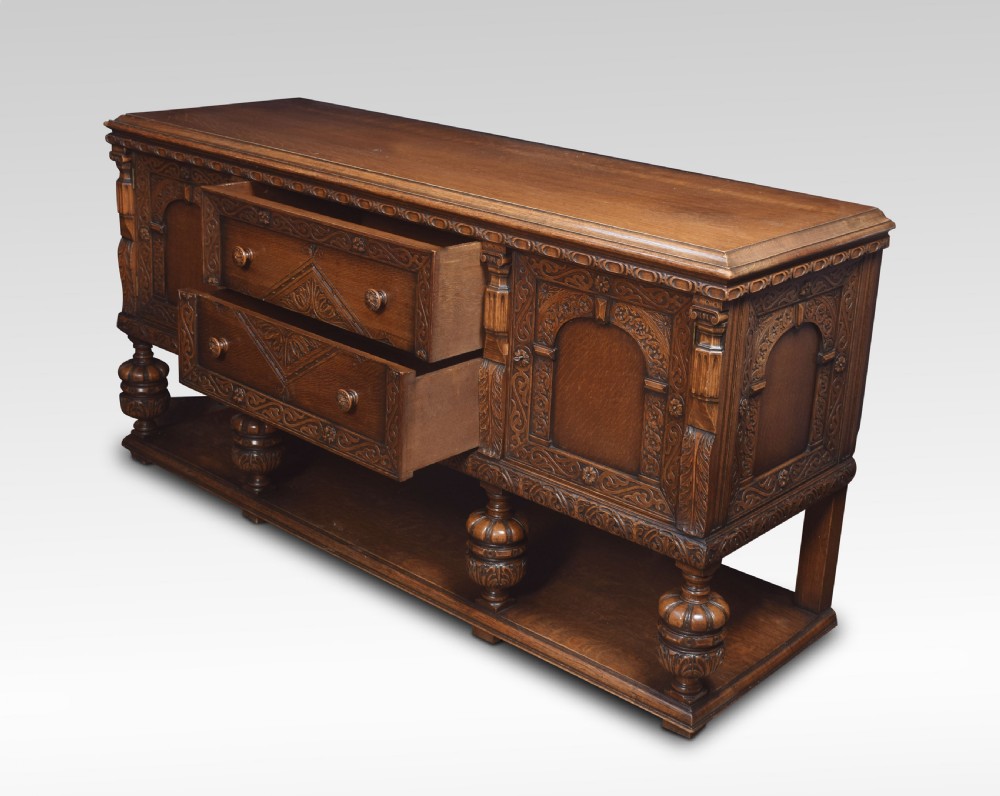 Carved oak sideboard View VI
