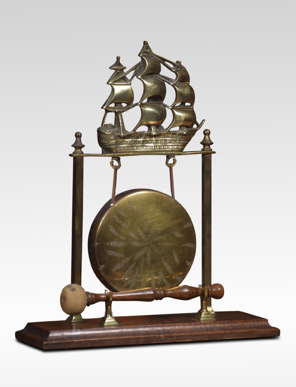 Brass table gong