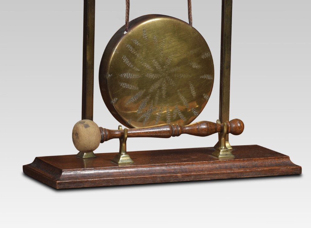 Brass table gong View II