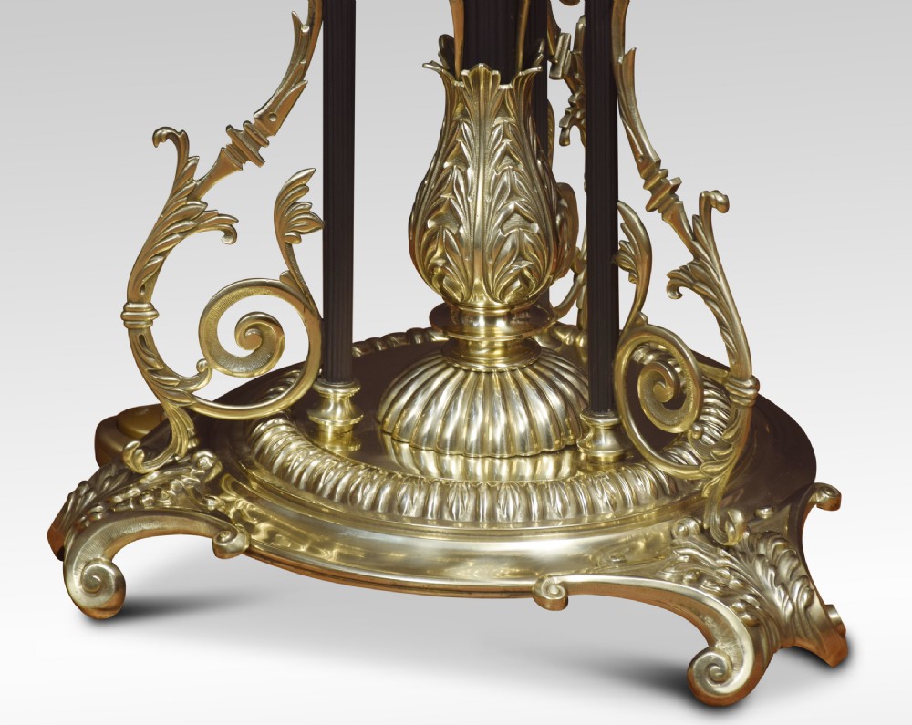 Brass standard lamp View III