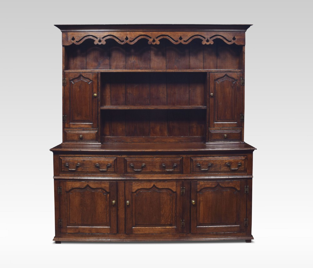 18th century style welsh canopy dresser