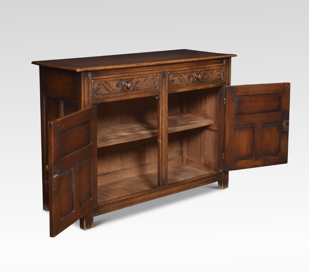 Jacobean style oak cupboard View III