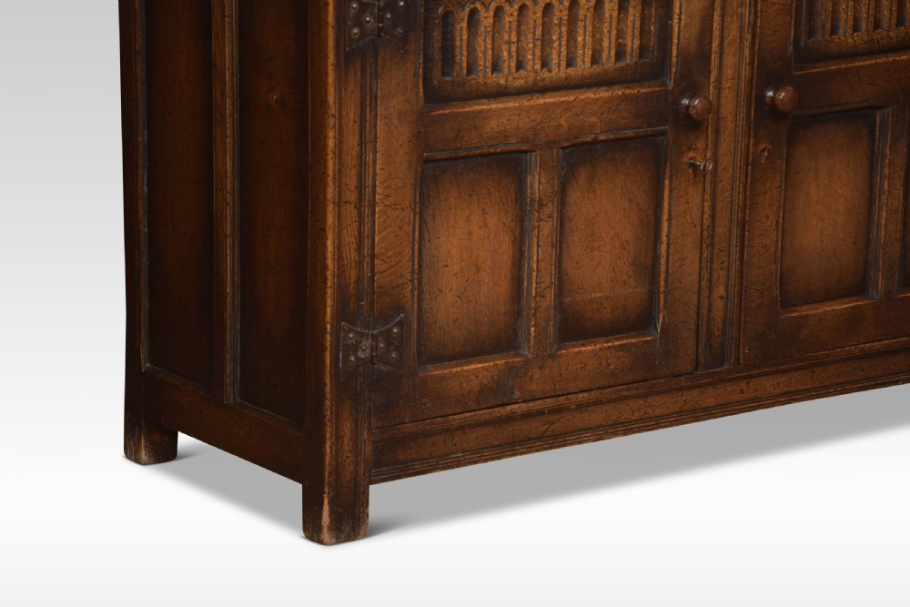 Jacobean style oak cupboard View VII