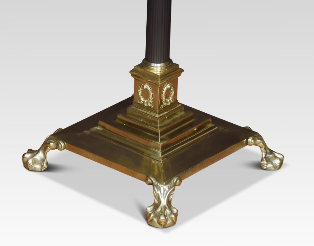 Brass standard lamp View II