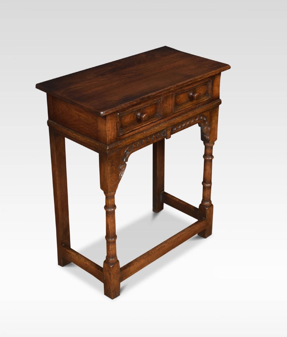 Oak side table