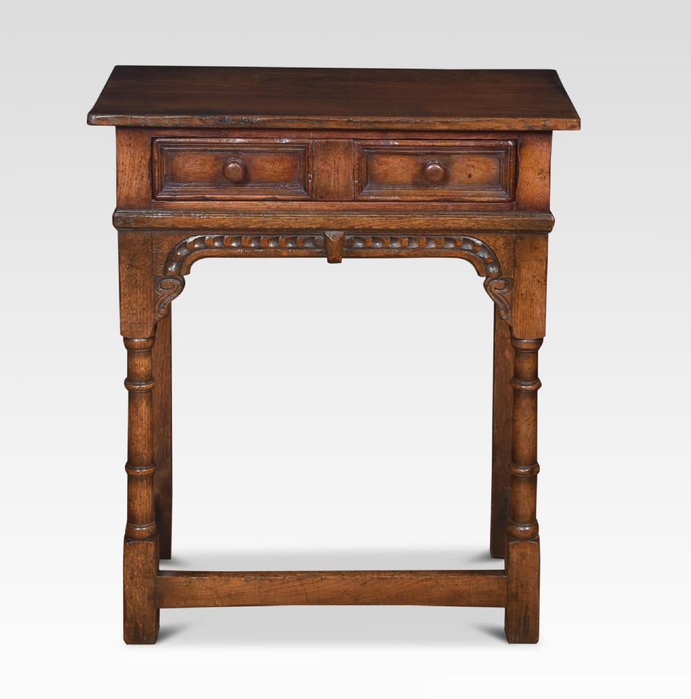 Oak side table View II