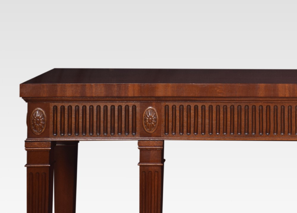 Mahogany console table View II