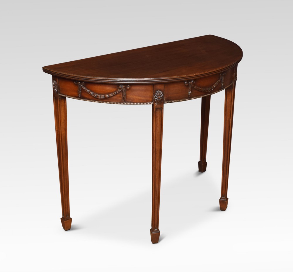 Adam Revival mahogany hall table