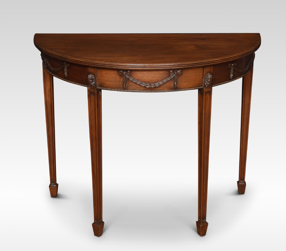 Adam Revival mahogany hall table View II