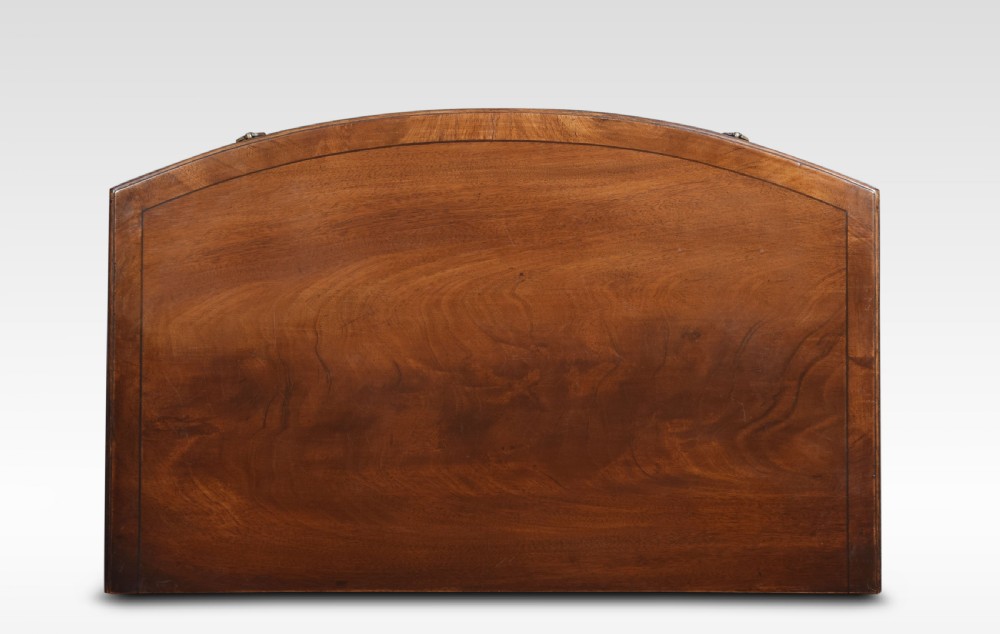 Regency style mahogany bow fronted chest of drawers View VIII