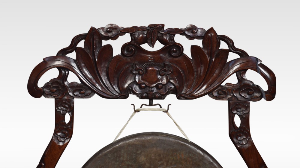 Chinese carved dinner gong View III