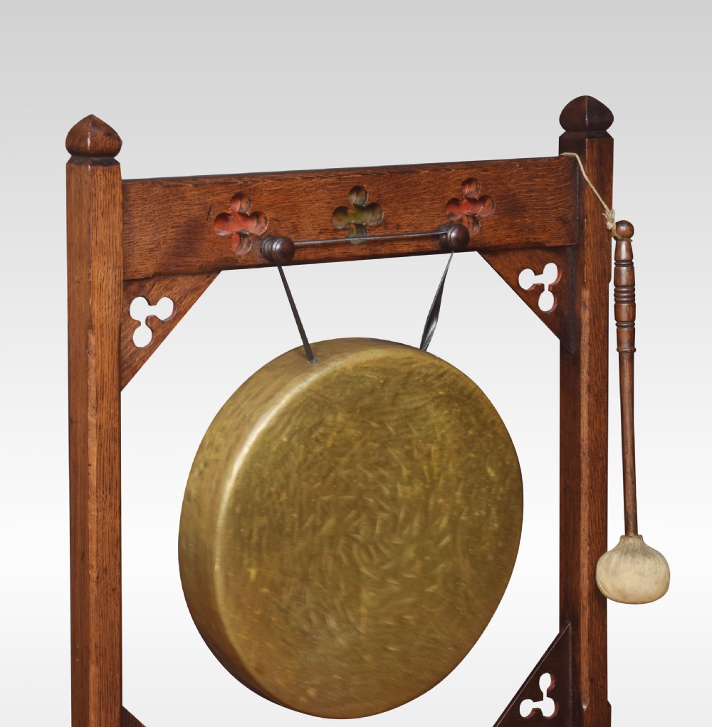 Mid Victorian gothic revival dinner gong View II