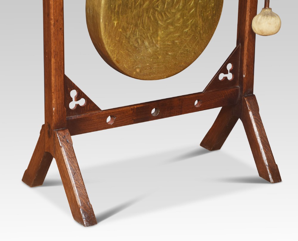 Mid Victorian gothic revival dinner gong View III