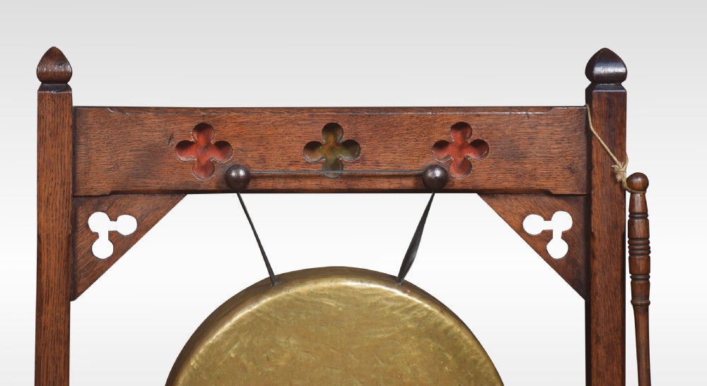 Mid Victorian gothic revival dinner gong View V