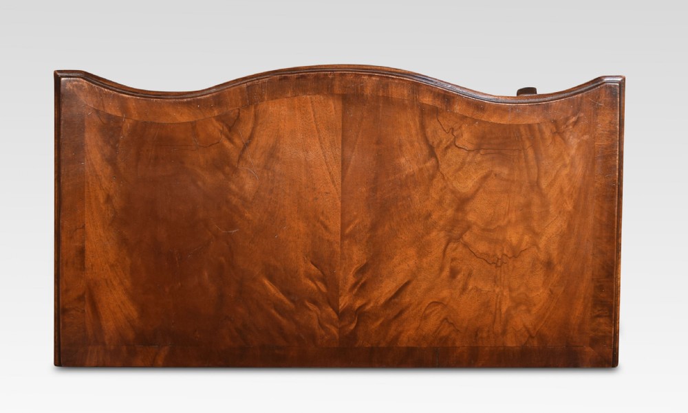  Mahogany serpentine fronted chest of drawers View IX