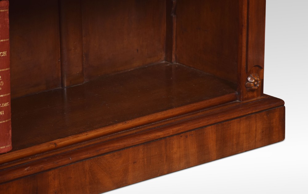 Pair of mahogany open bookcases View IV