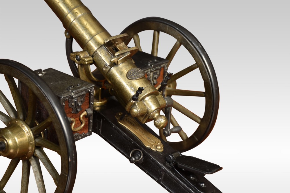 Desktop model of a Gatling field gun View VIII