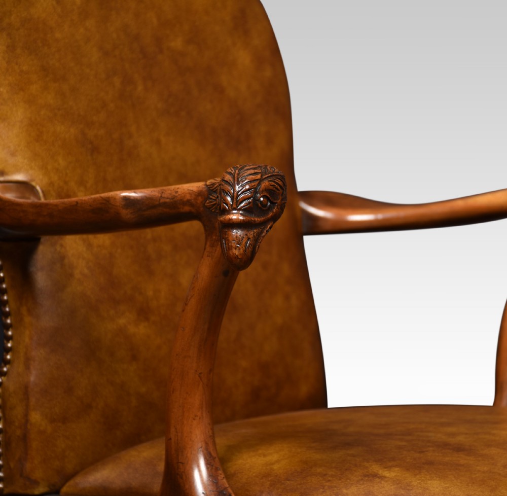 George I style walnut armchair View VI