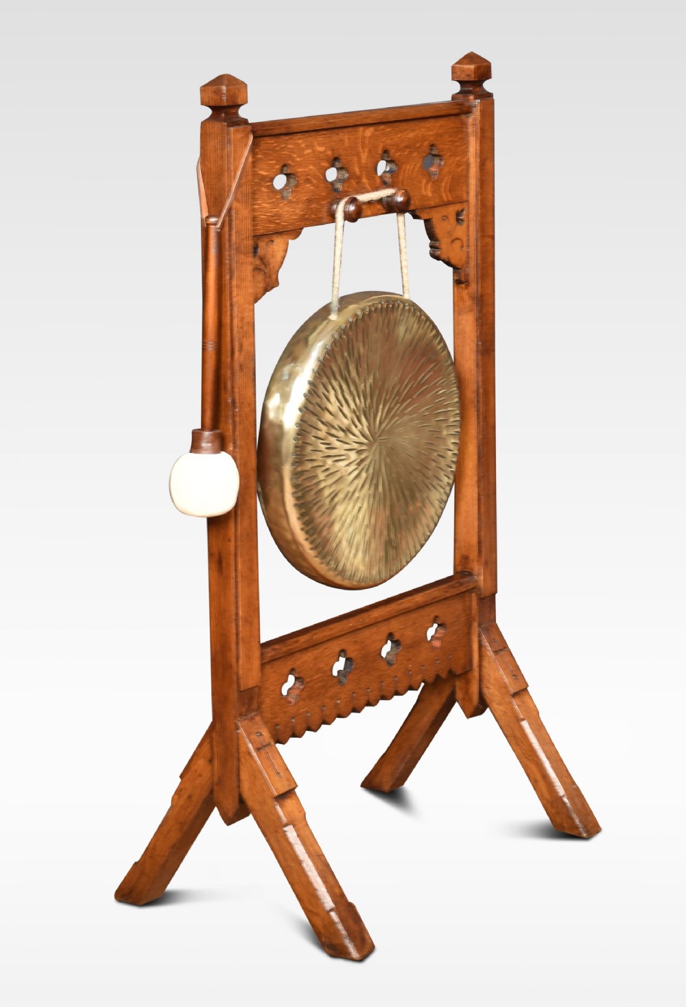 Gothic revival dinner gong