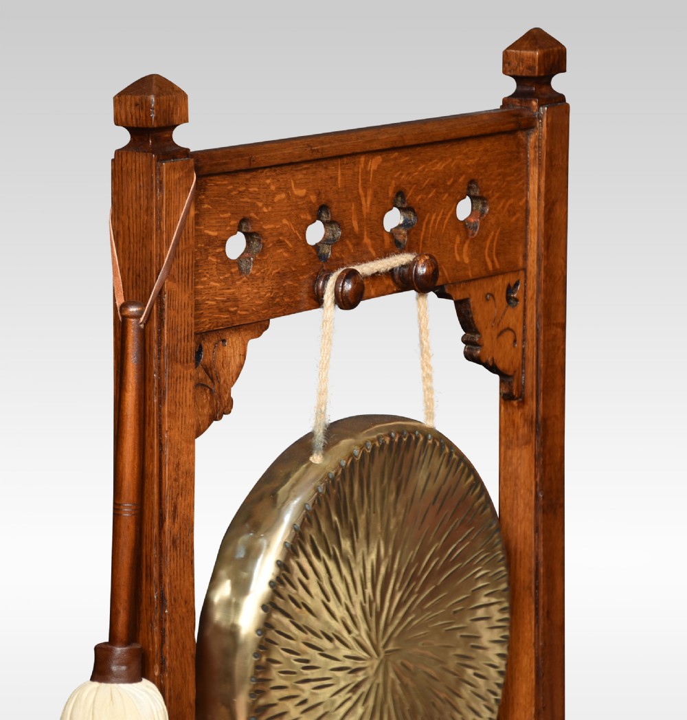 Gothic revival dinner gong View II