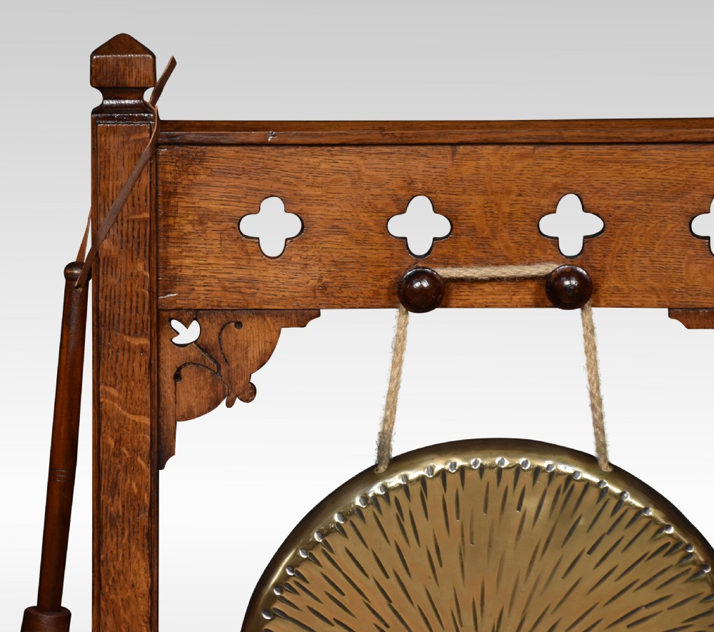 Gothic revival dinner gong View IV