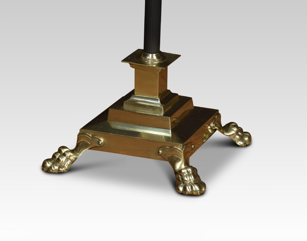 Brass standard lamp View II