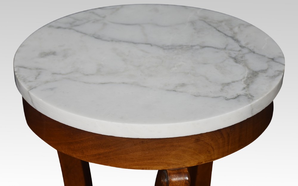 Pair of mahogany pedestals View III