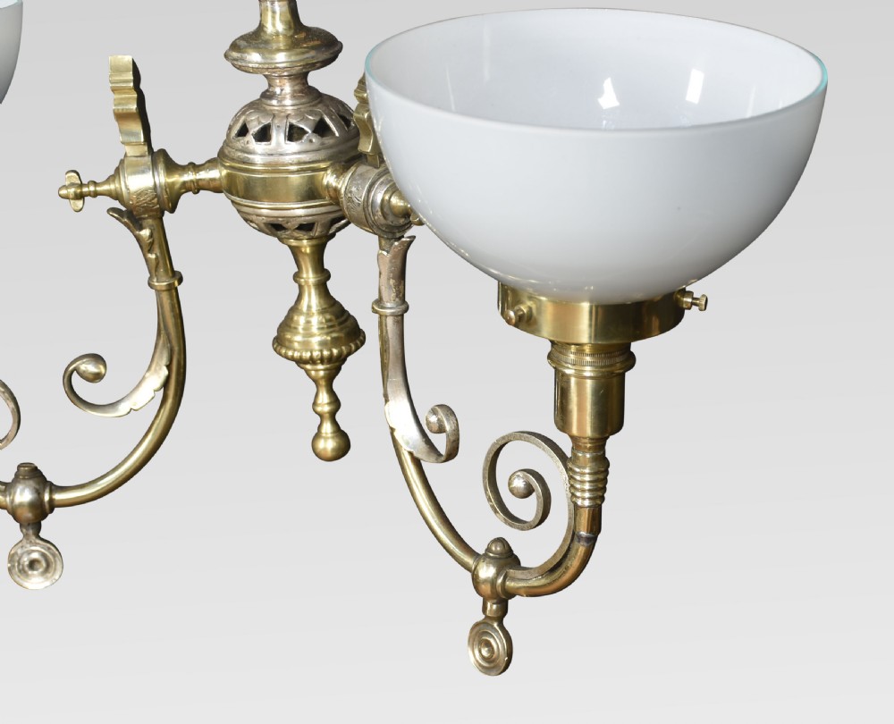 Very large set of six wall lights View IV