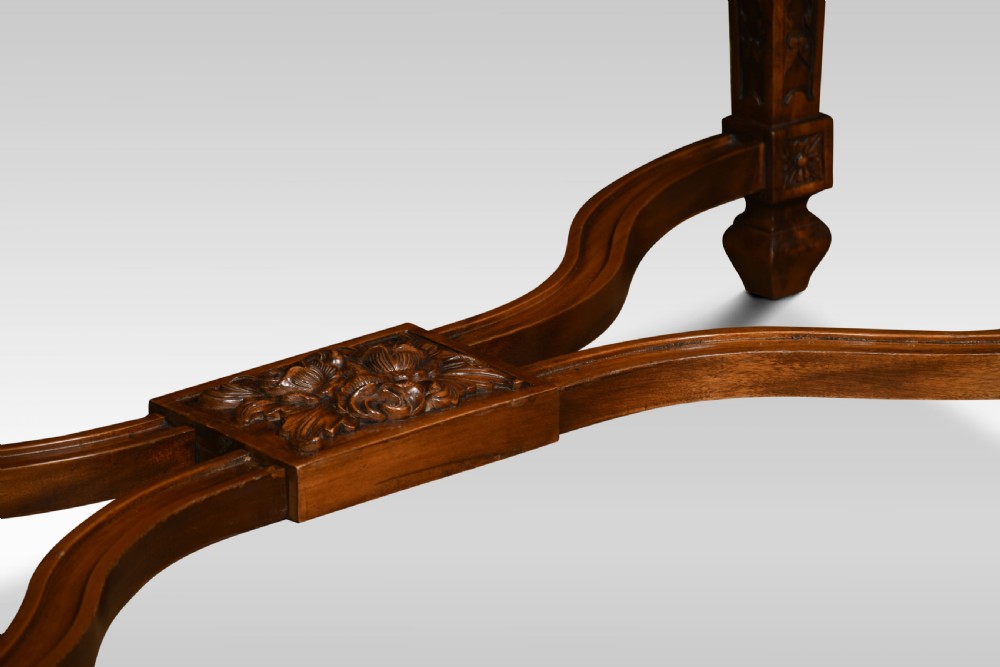 Walnut console table View IV