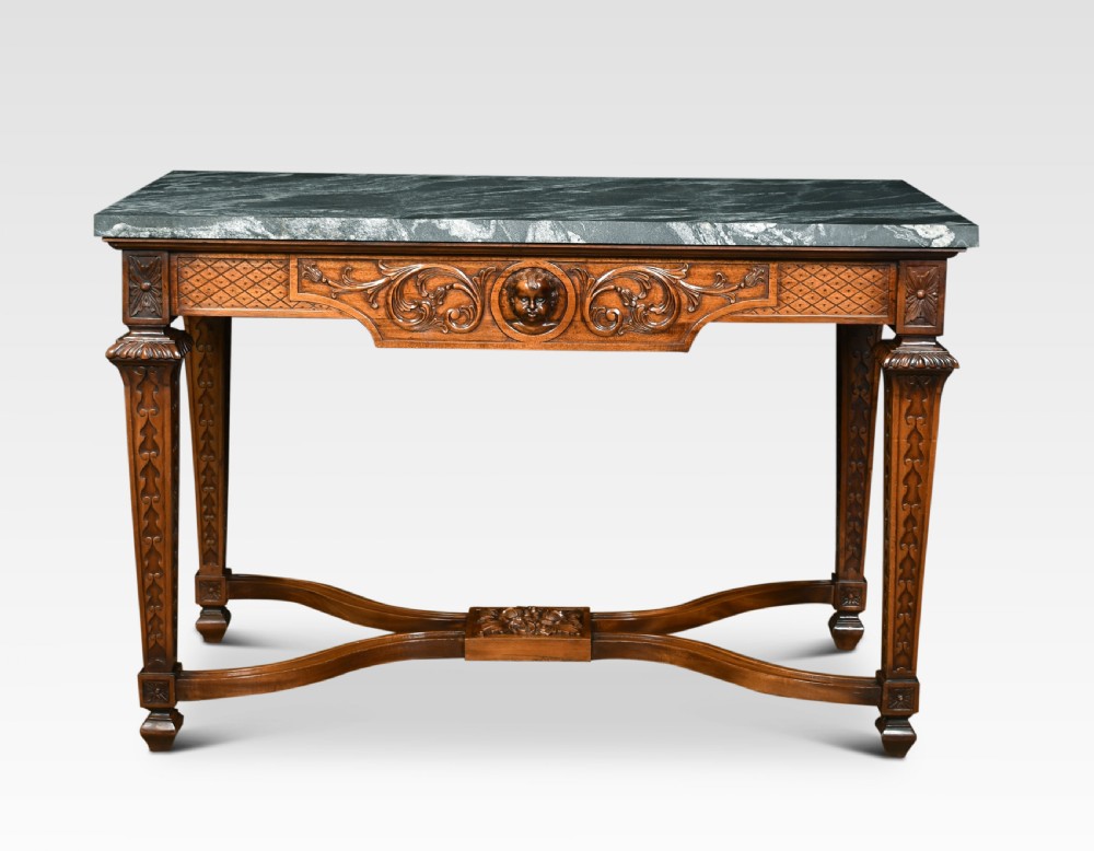 Walnut console table View V