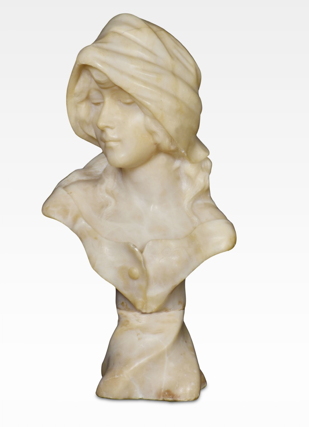  Art Deco Alabaster Bust