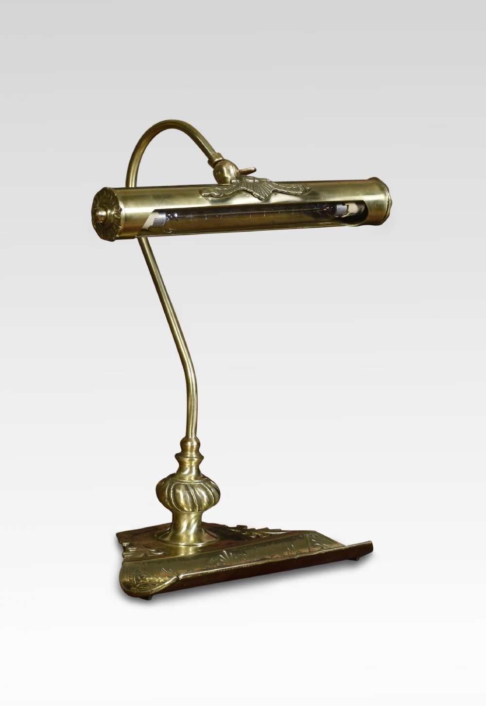 Bankers brass desk lamp