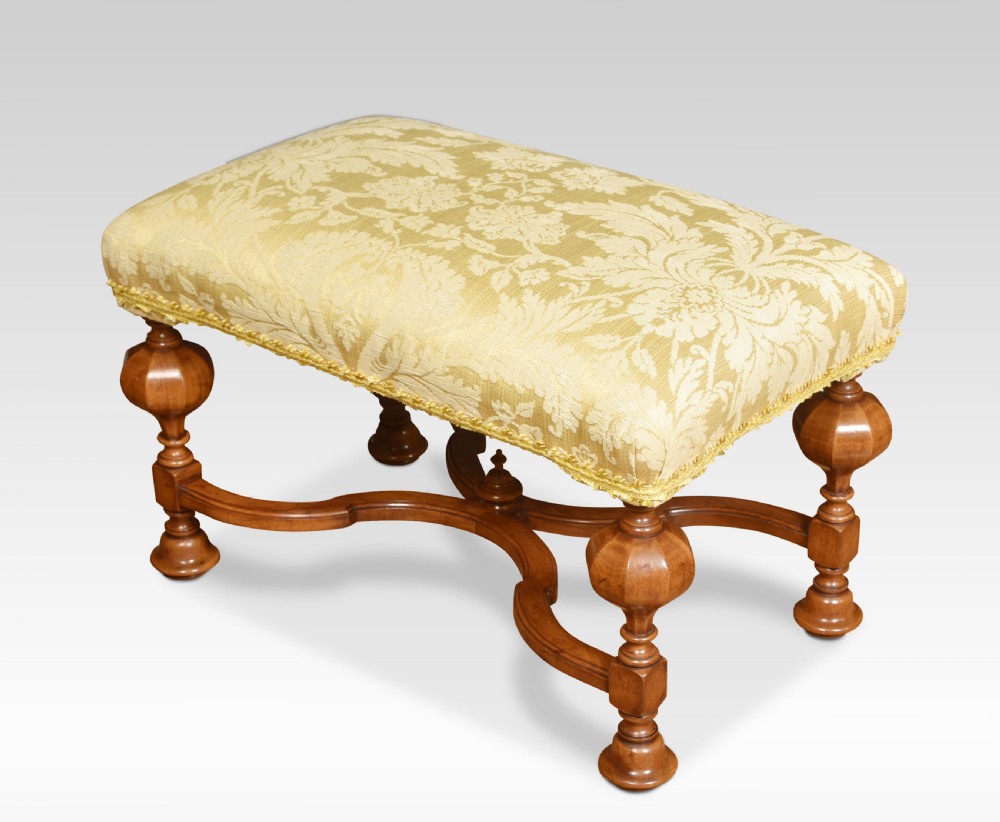 Large walnut Stool