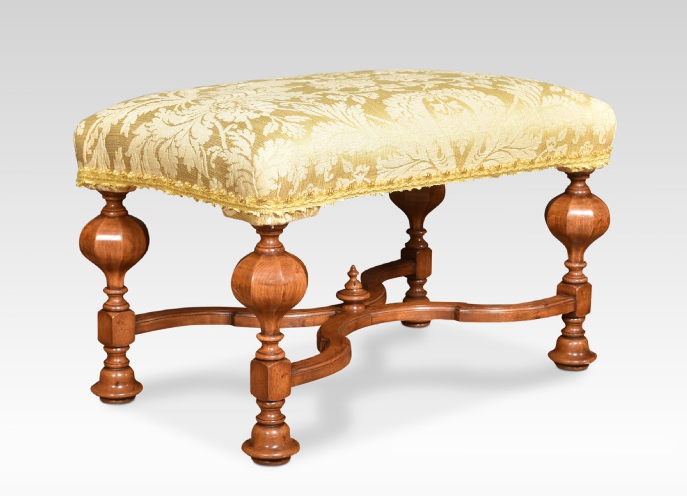 Large walnut Stool View V